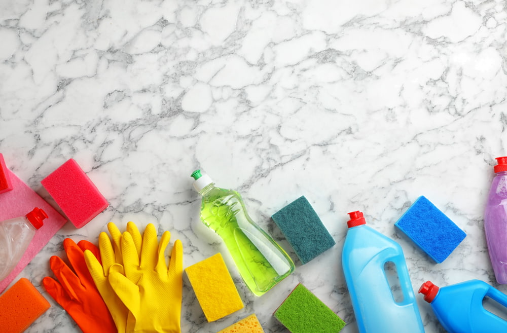 What supplies do I need for move-in cleaning?
